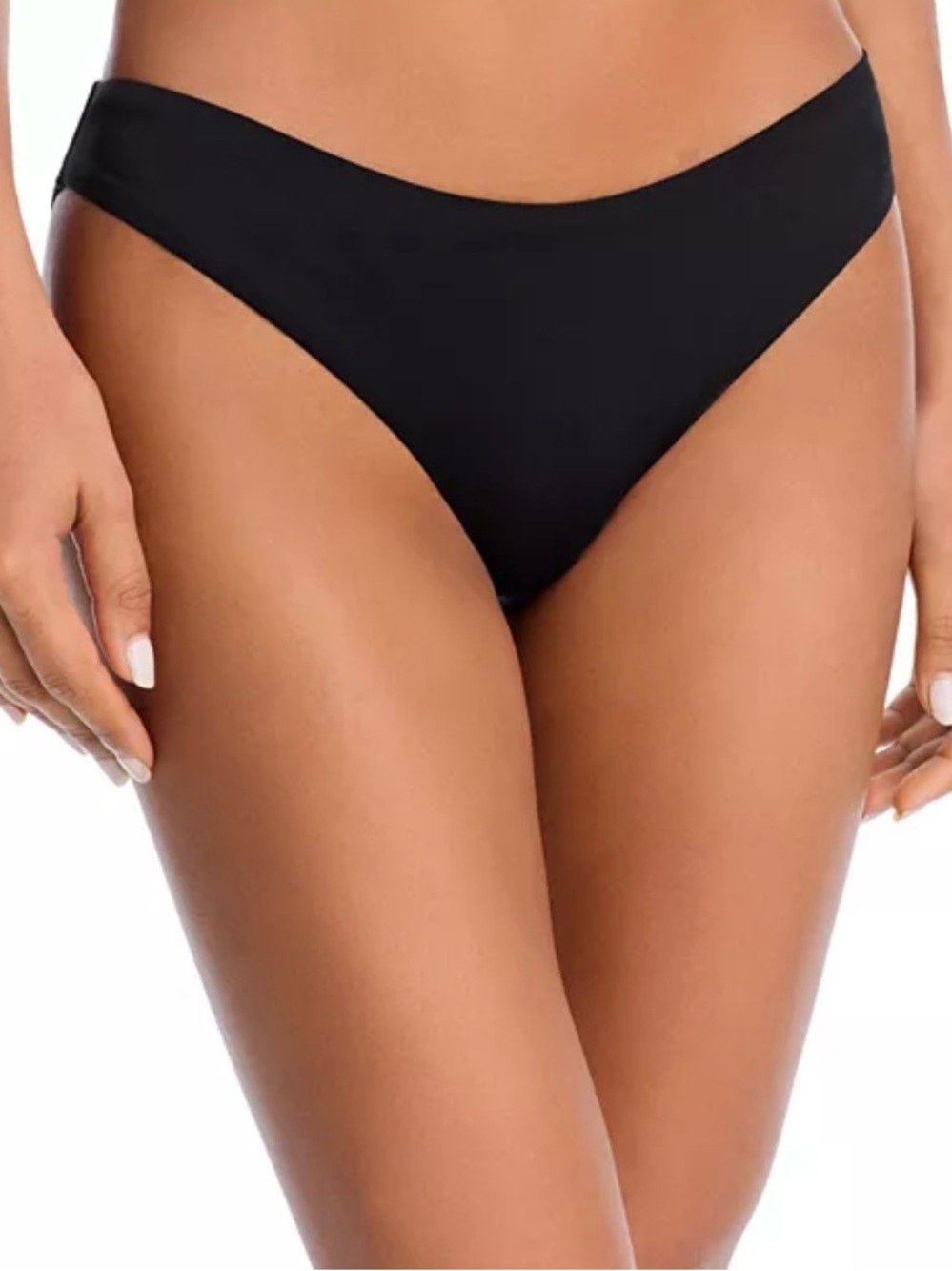Sleek Black Low-Rise Bikini Bottom